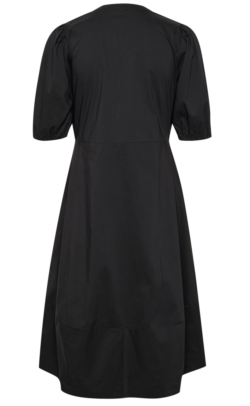 Culture Kjole - Antoinett SS Placket - Black