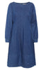 Culture Kjole - Arpa Antoinet - Dark Blue Wash