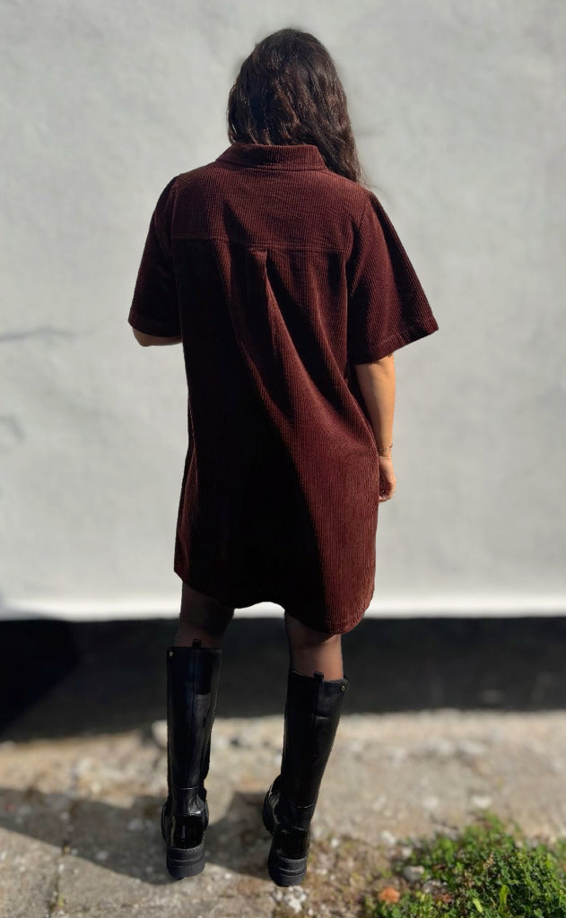 Culture Kjole - Baela Klay - Bitter Chocolate