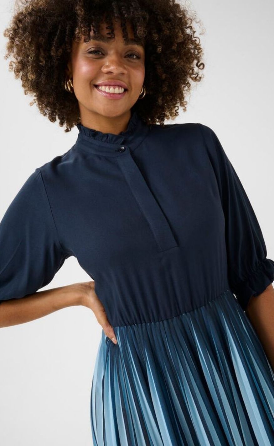 Culture Kjole - Cesseli Carly - Salute/ Cashmere Blue