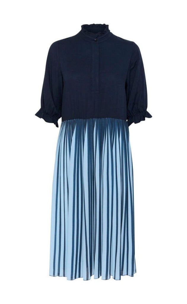 Culture Kjole - Cesseli Carly - Salute/ Cashmere Blue