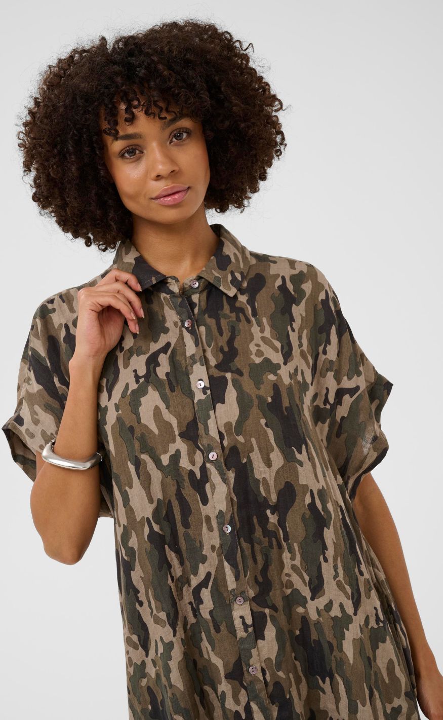 Culture Kjole - Elina Kaftan - Camouflage