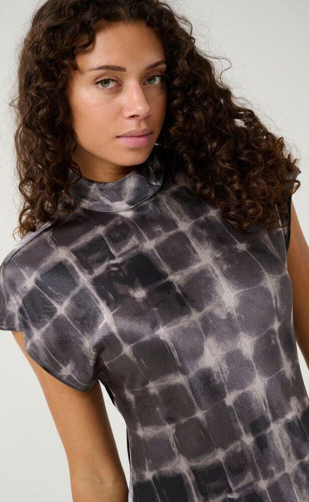 Culture Kjole - Jelly Mirjam - Grey Squares