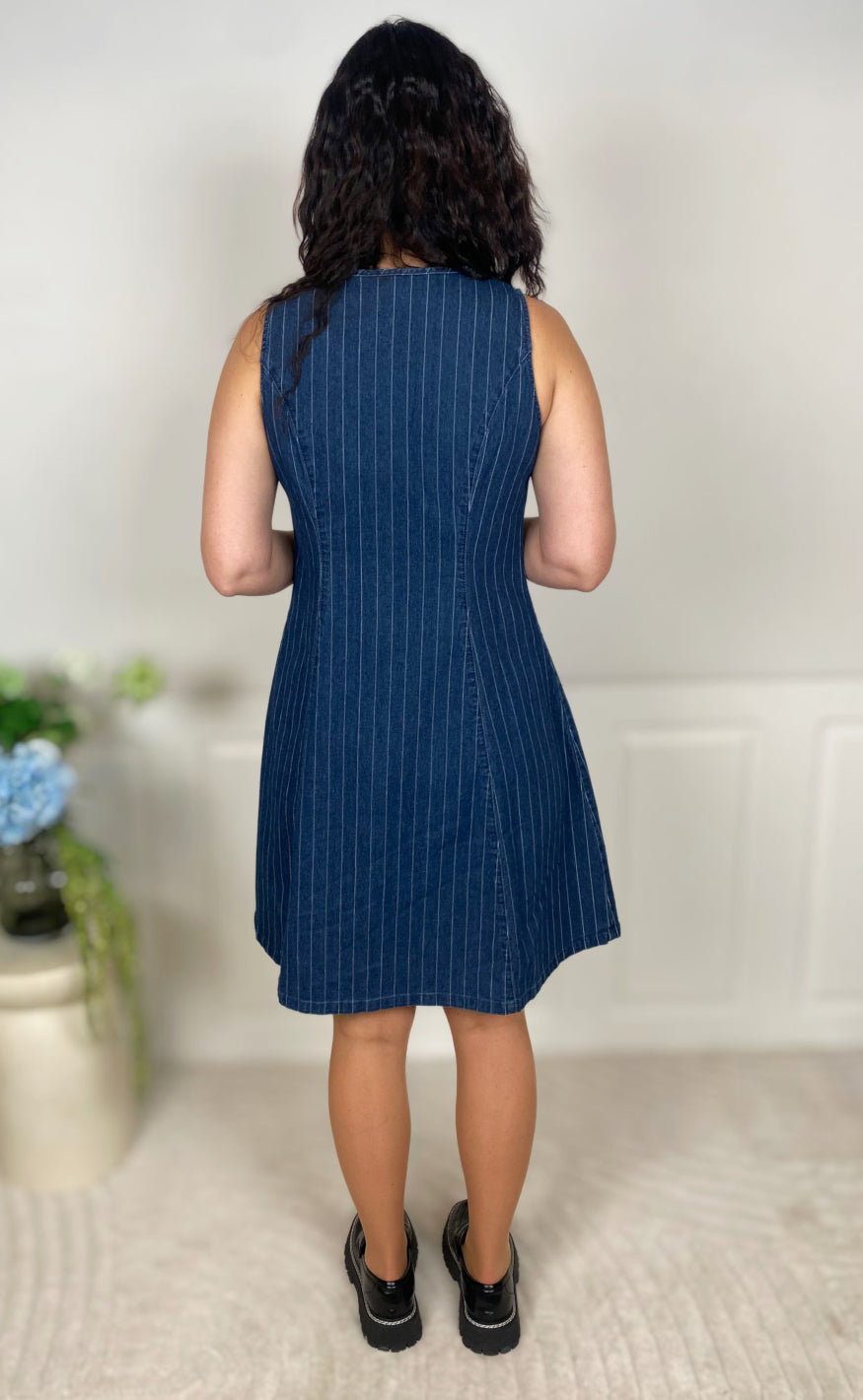 Culture Kjole - Mai Renny - Dark Blue Wash