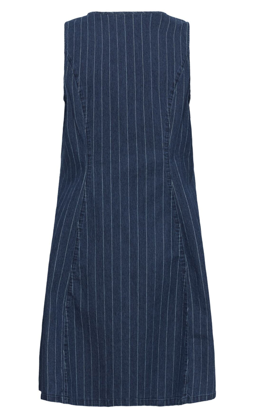 Culture Kjole - Mai Renny - Dark Blue Wash
