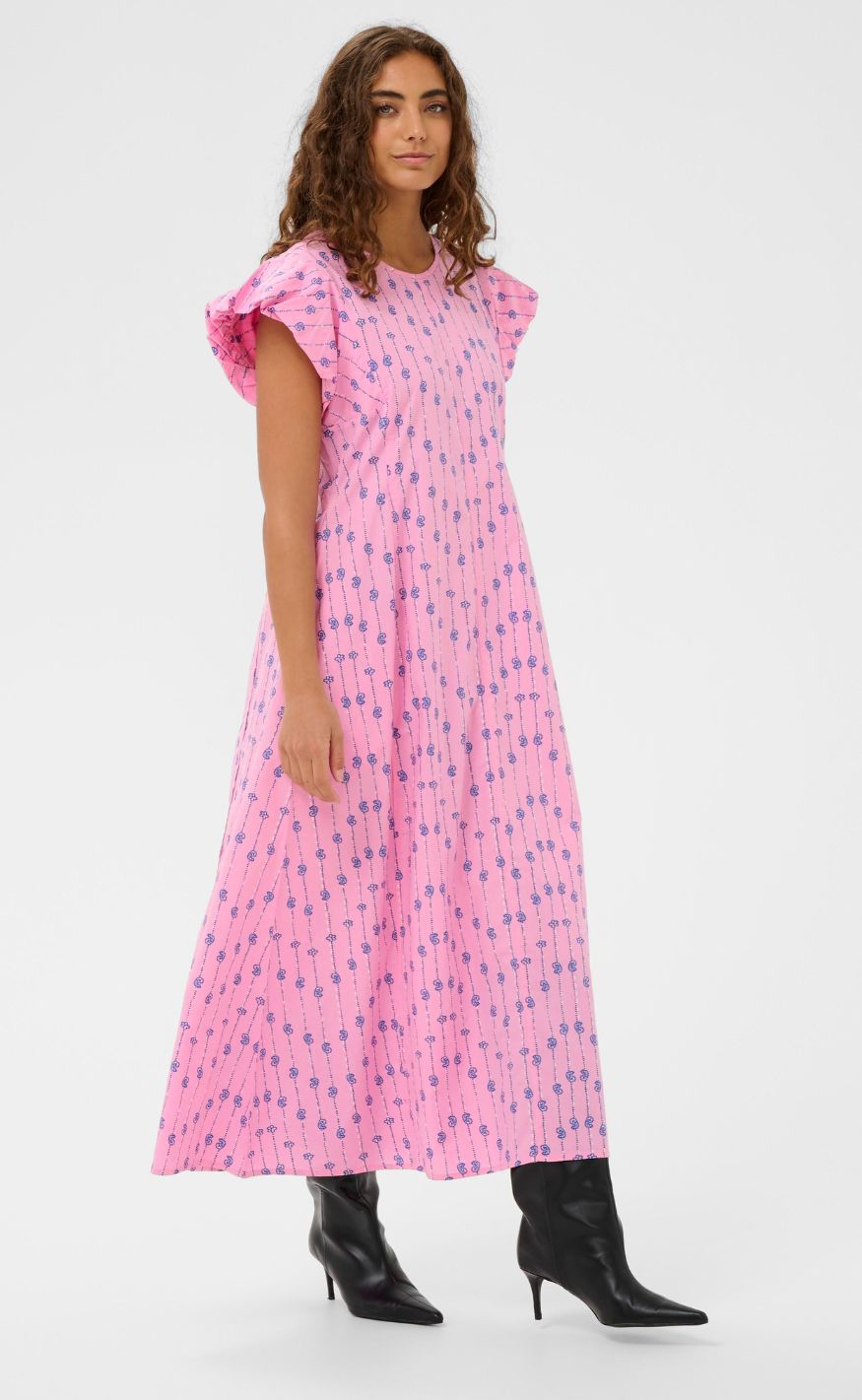 Culture Kjole - Marco Olena - Begonia Pink/Nautical Blue