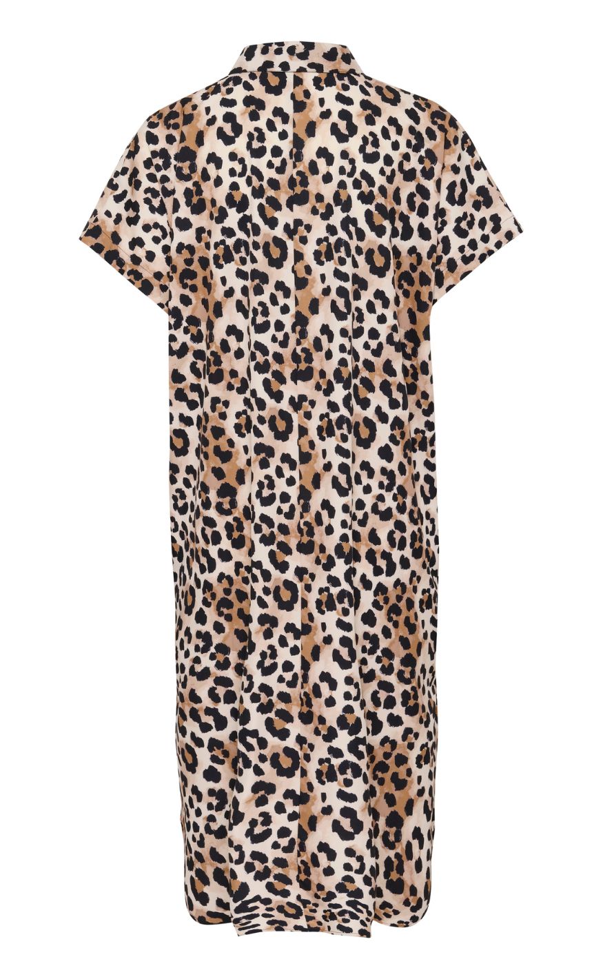 Culture Kjole - Moana Abigail Kaftan - Leopard