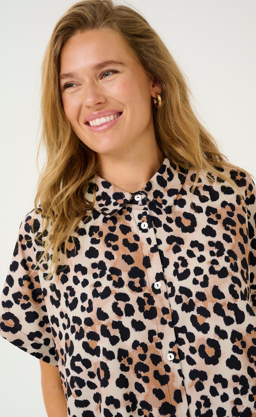 Culture Kjole - Moana Abigail Kaftan - Leopard