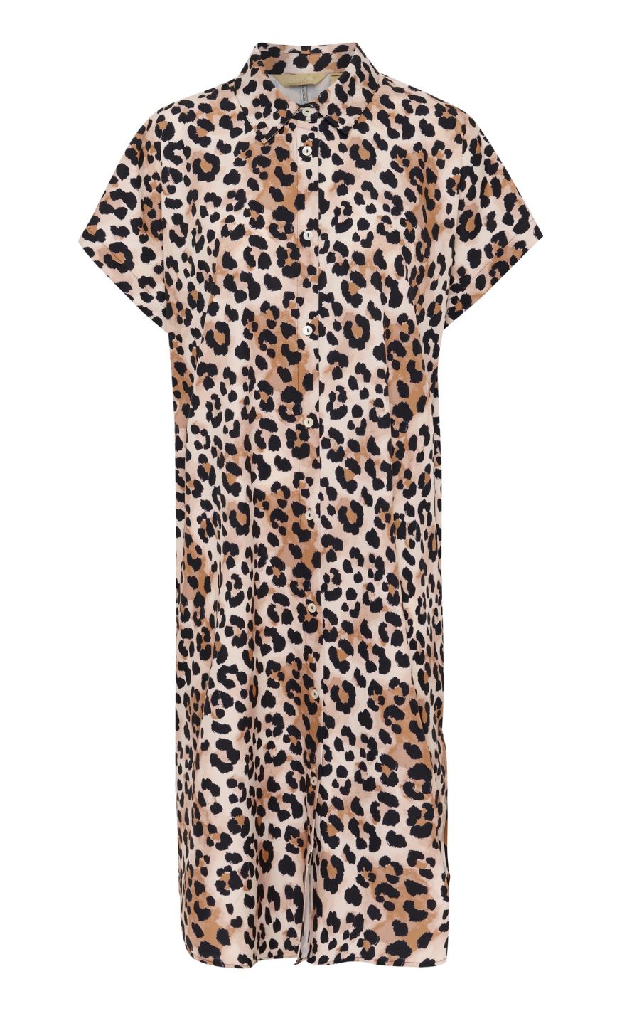 Culture Kjole - Moana Abigail Kaftan - Leopard
