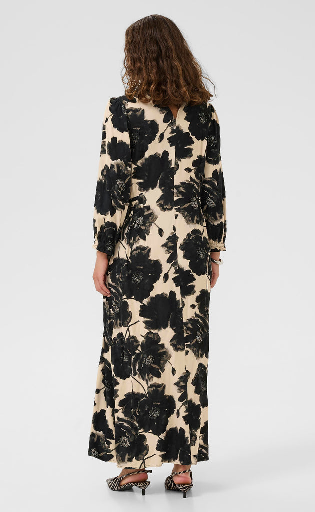 Culture Kjole - Rachel Elitha - Black/Offwhite Flower