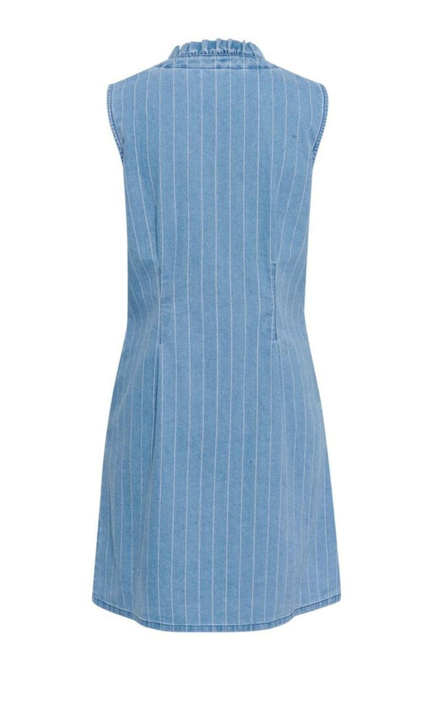 Culture Kjole - Renny - Light Blue Wash