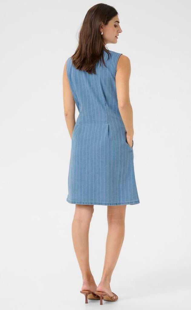 Culture Kjole - Renny - Light Blue Wash