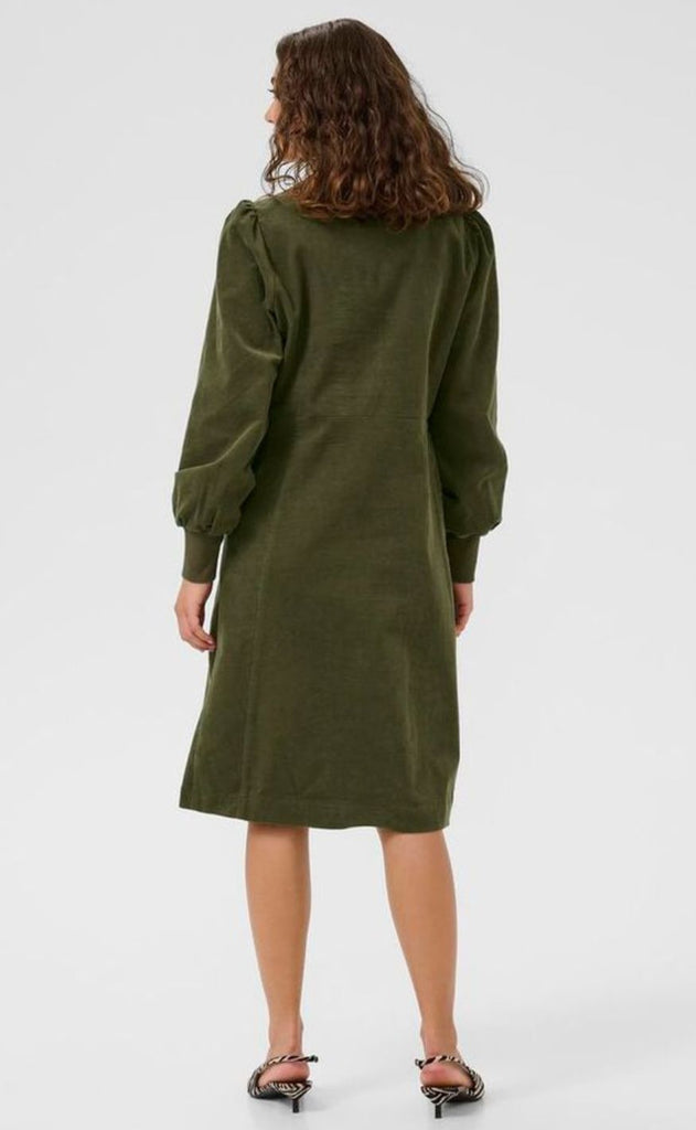 Culture Kjole - Ula Rhaena - Burnt Olive