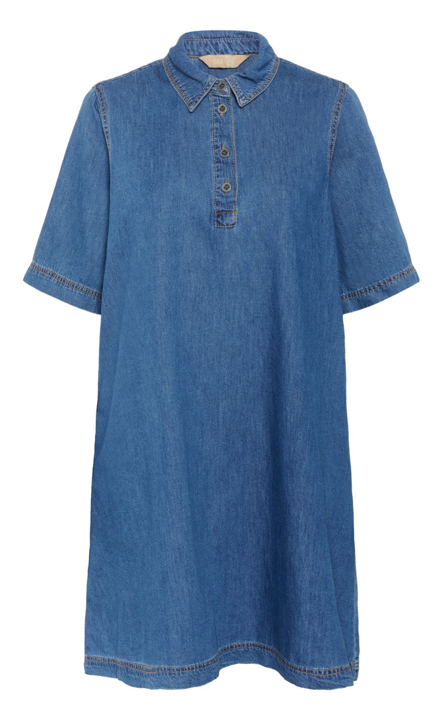 Culture Kjole - Winnie Arpa - Dark Blue Wash