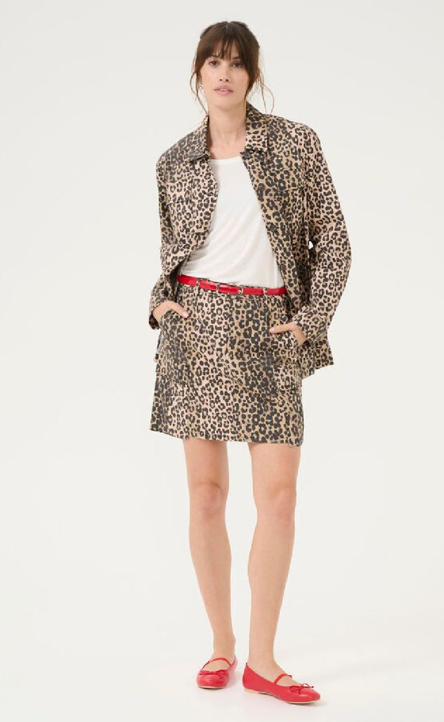 Culture Nederdel - Halina - Leopard Wash