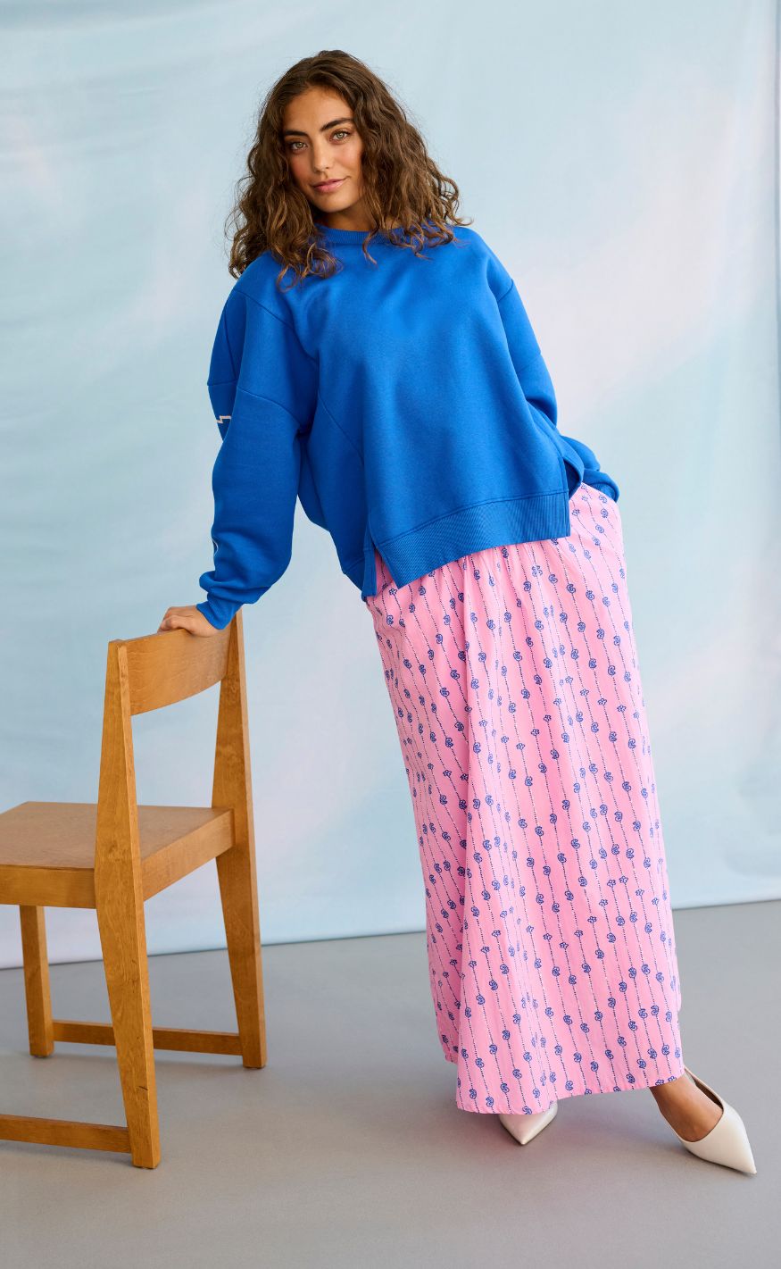 Culture Nederdel - Marco Olena - Begonia Pink/Nautical Blue