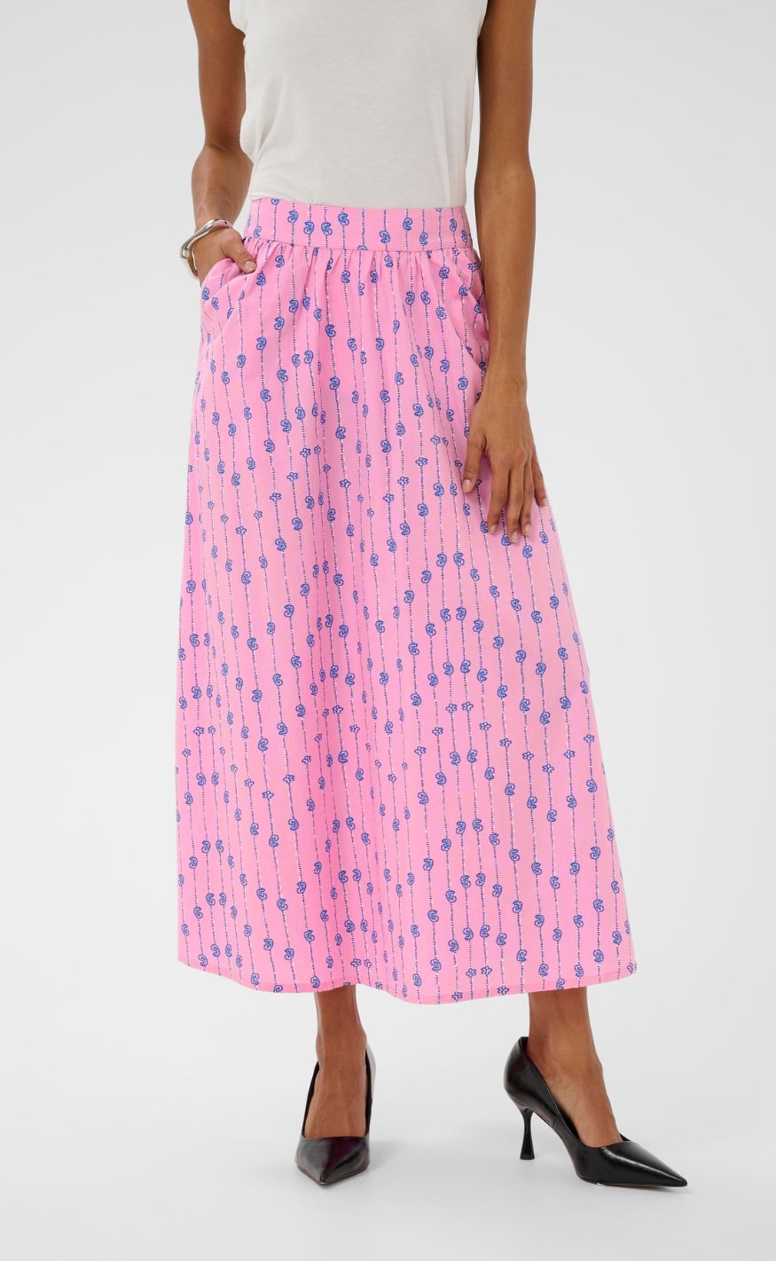 Culture Nederdel - Marco Olena - Begonia Pink/Nautical Blue