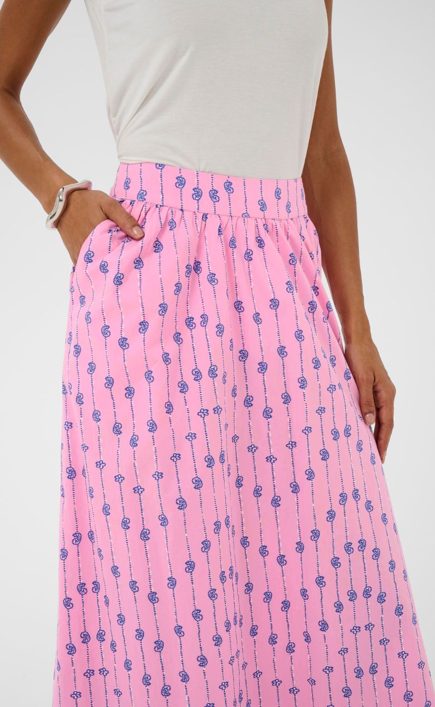 Culture Nederdel - Marco Olena - Begonia Pink/Nautical Blue