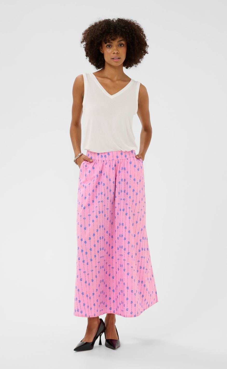 Culture Nederdel - Marco Olena - Begonia Pink/Nautical Blue