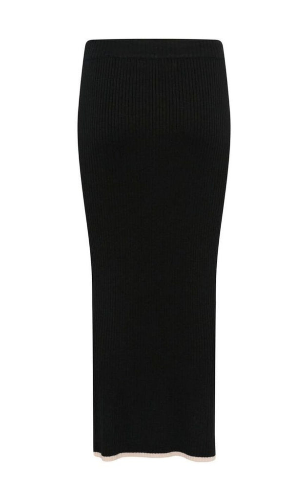 Culture Nederdel - Sabi Annemette Tube - Black/Whitecap stripe