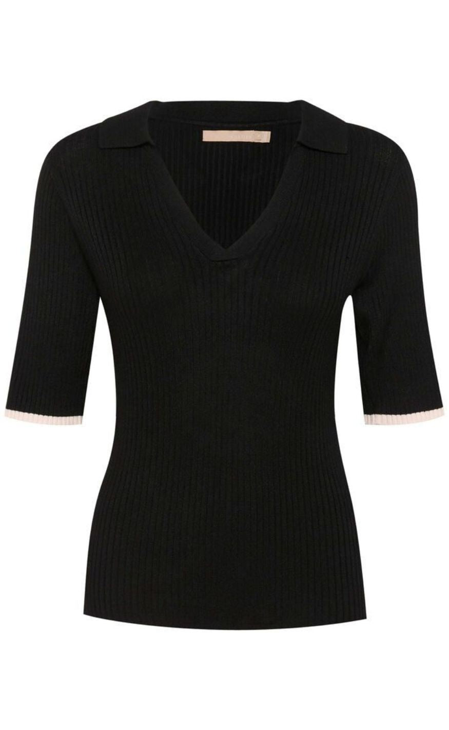 Culture Polo - Sabi Annemette - Black/Whitecap stripe