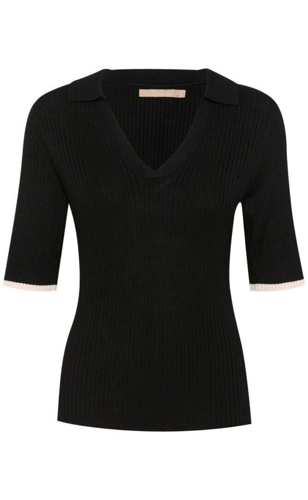 Culture Polo - Sabi Annemette - Black/Whitecap stripe