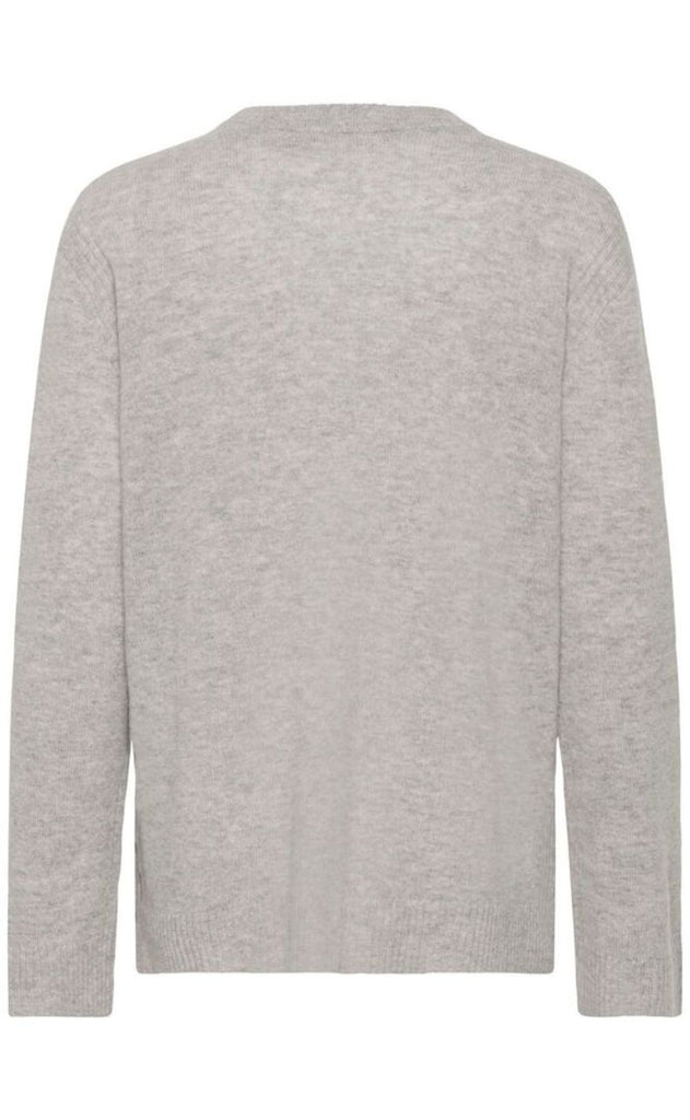 Culture Pullover - Bjanca Arrow - Mid Grey Melange