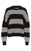 Culture Pullover - Kimmy - Black/Falcon Stripe