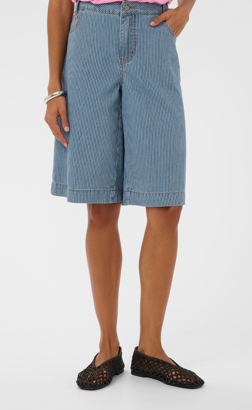 Culture Shorts - Ayna City - Blue/White Stripe