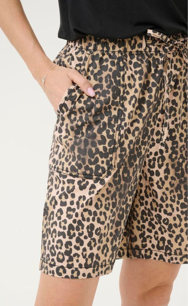 Culture Shorts - Halina - Leopard Wash