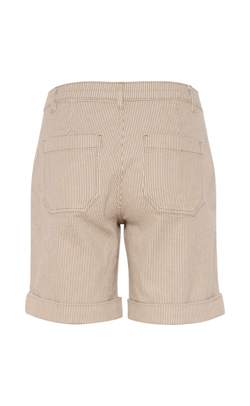 Culture Shorts - Milky - Dune/White Stripe