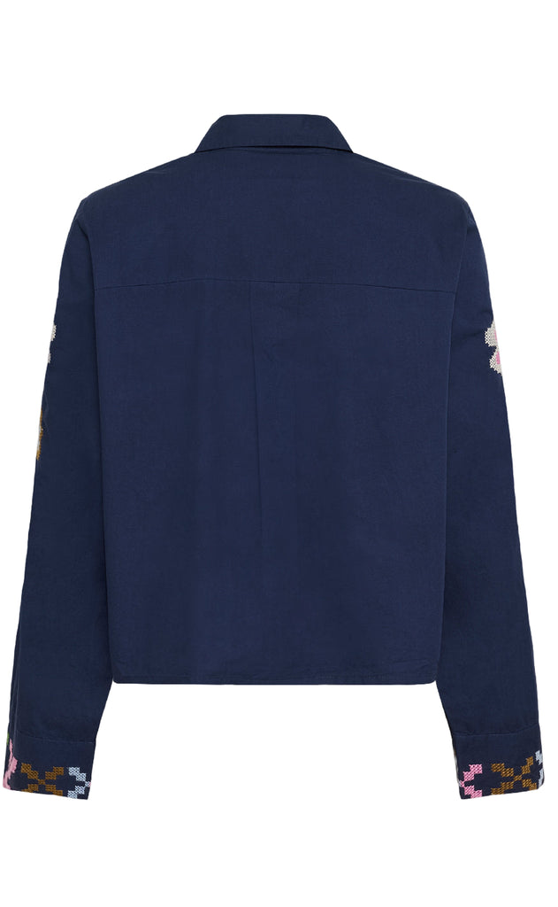 Culture Skjorte - Breezy - Dress Blues