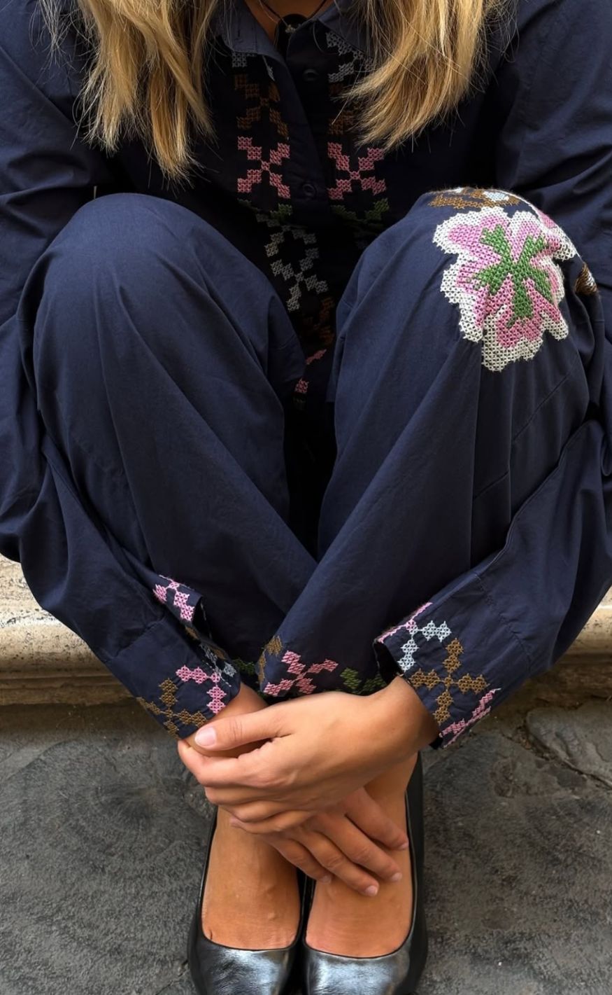 Culture Skjorte - Breezy - Dress Blues