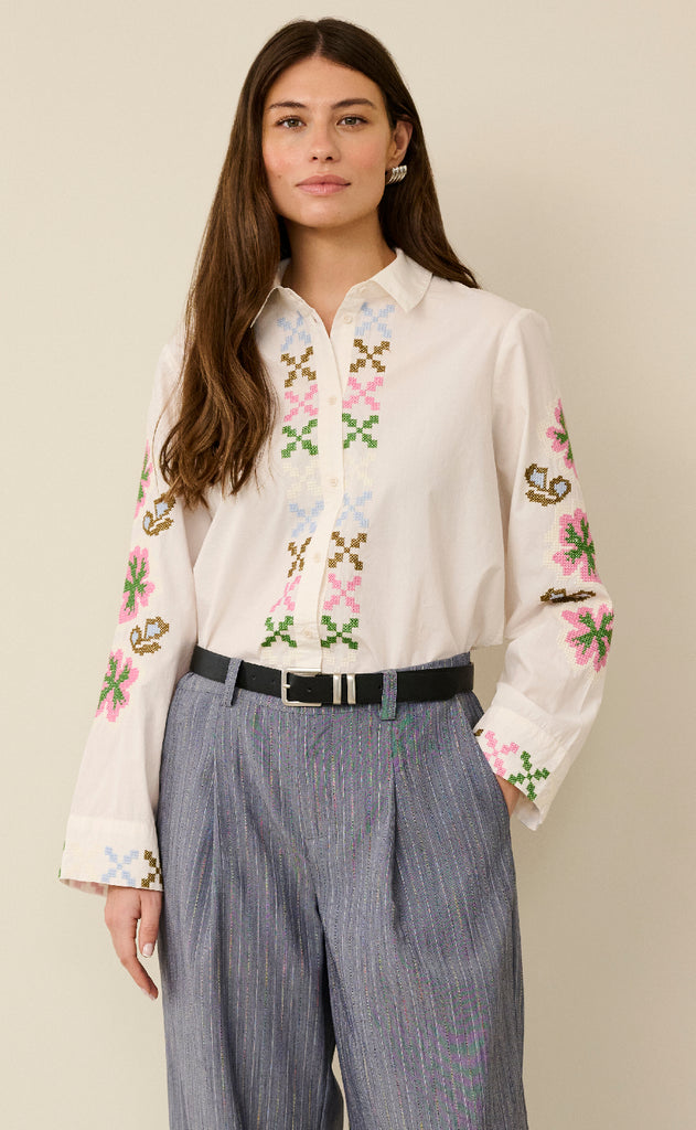 Culture Skjorte - Breezy - Spring Gardenia