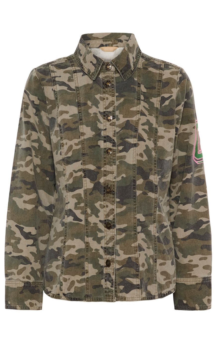 Culture Skjorte - Camilja - Camouflage