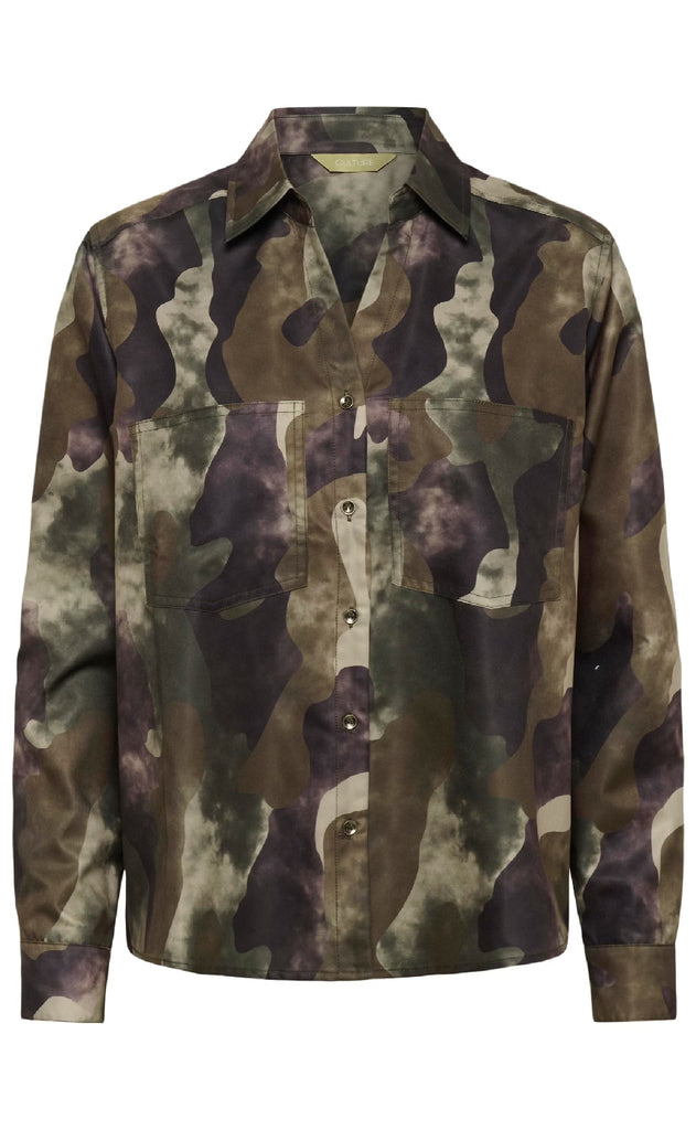 Culture Skjorte - Camuna - Camouflage