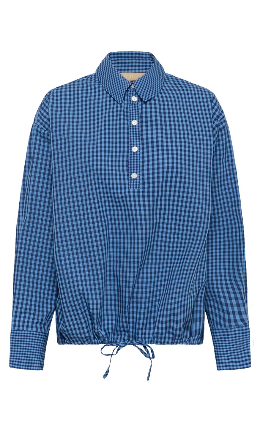 Culture Skjorte - Triana - Blue Check