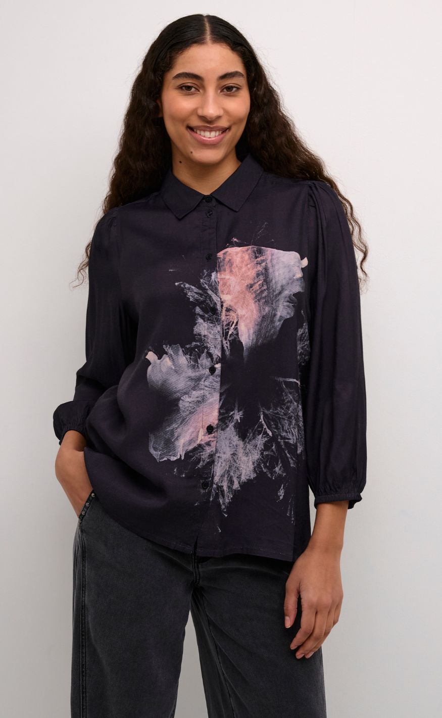 Culture Skjorte - Vinny Chaina - Black