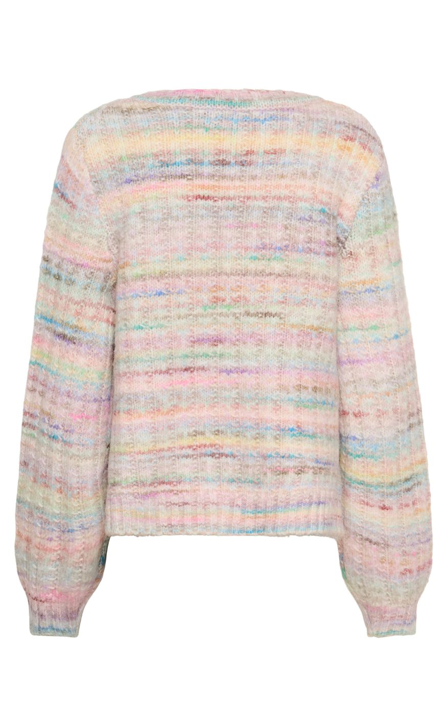 Culture Striktrøje - Bilo - Pink Multi