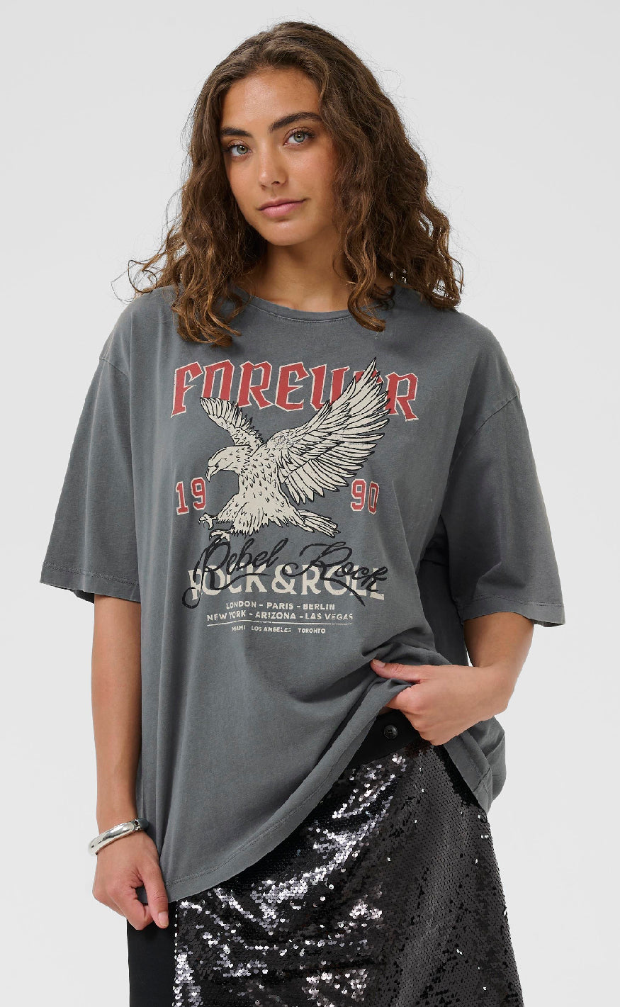 Culture T-Shirt - Lomar Amora - Grey Wash