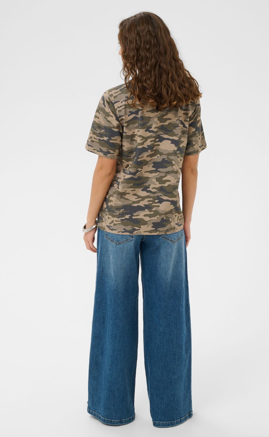 Culture T-shirt - Dorit - Green Camouflage