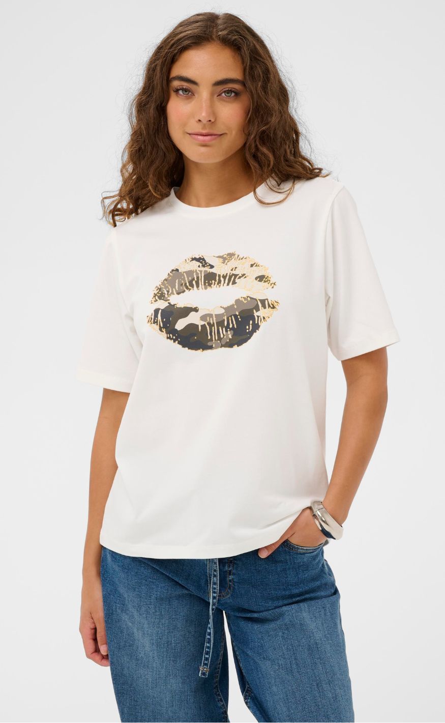 Culture T-shirt - Dorit - Spring Gardenia