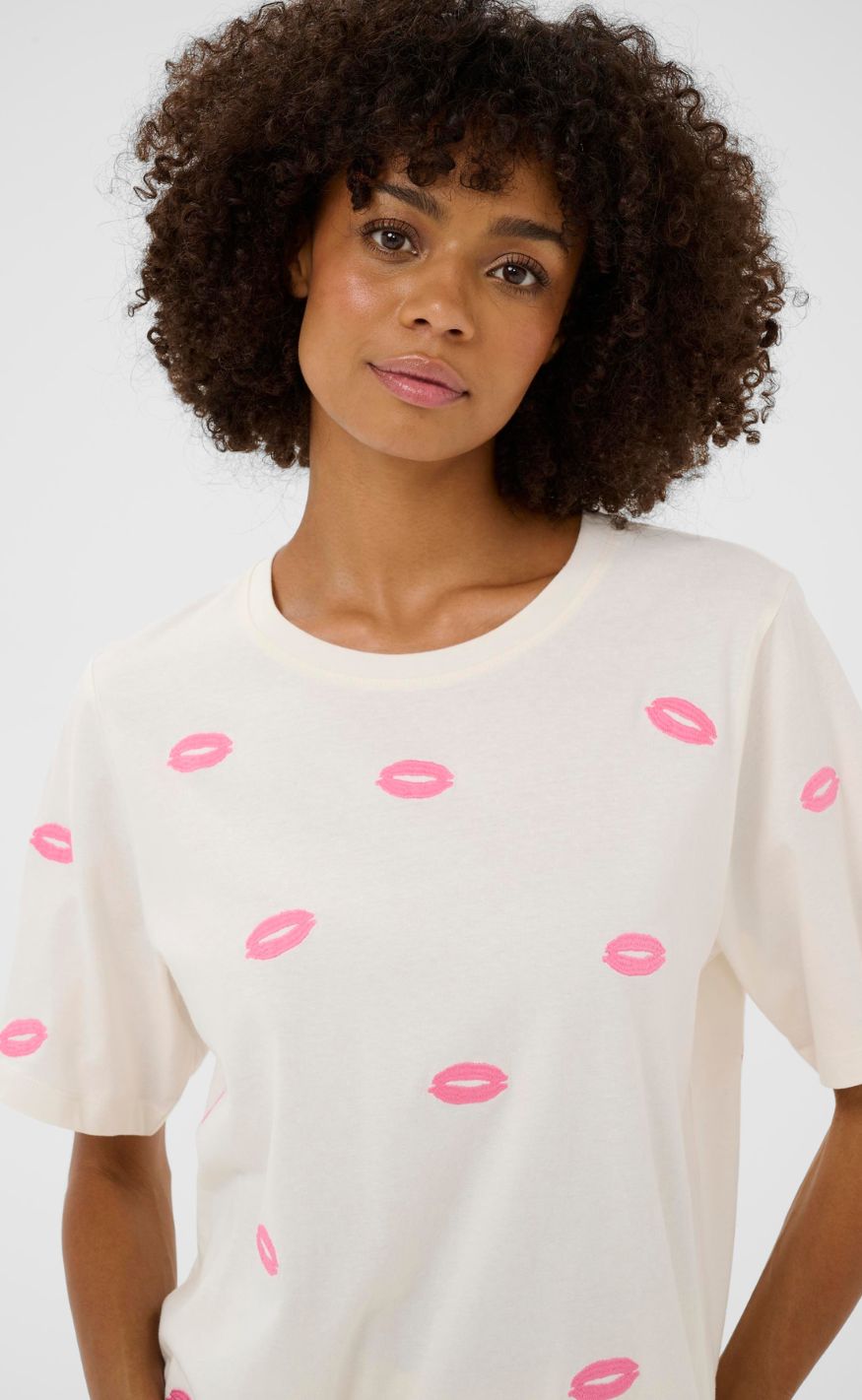 Culture T-shirt - Kissy - Spring Gardenia