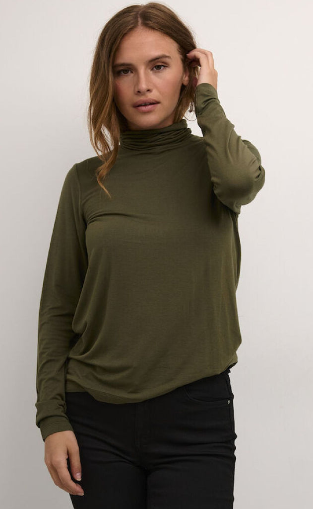 Culture T-shirt - Poppy - Olive Night