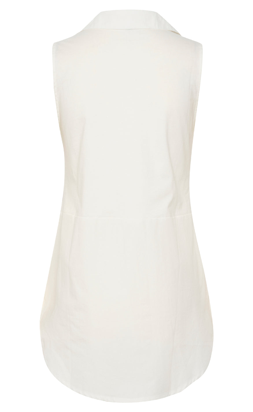 Culture Top - Delphina Collar - Spring Gardenia