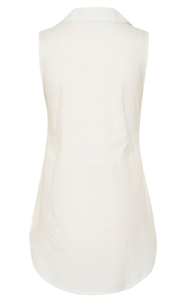 Culture Top - Delphina Collar - Spring Gardenia