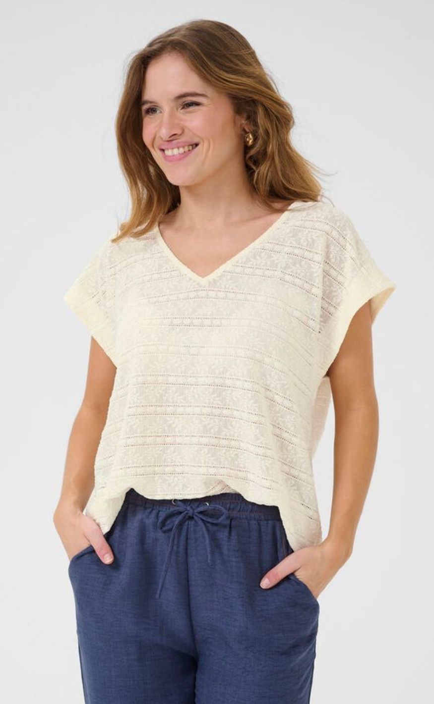 Culture Top - Liane - Whitecap
