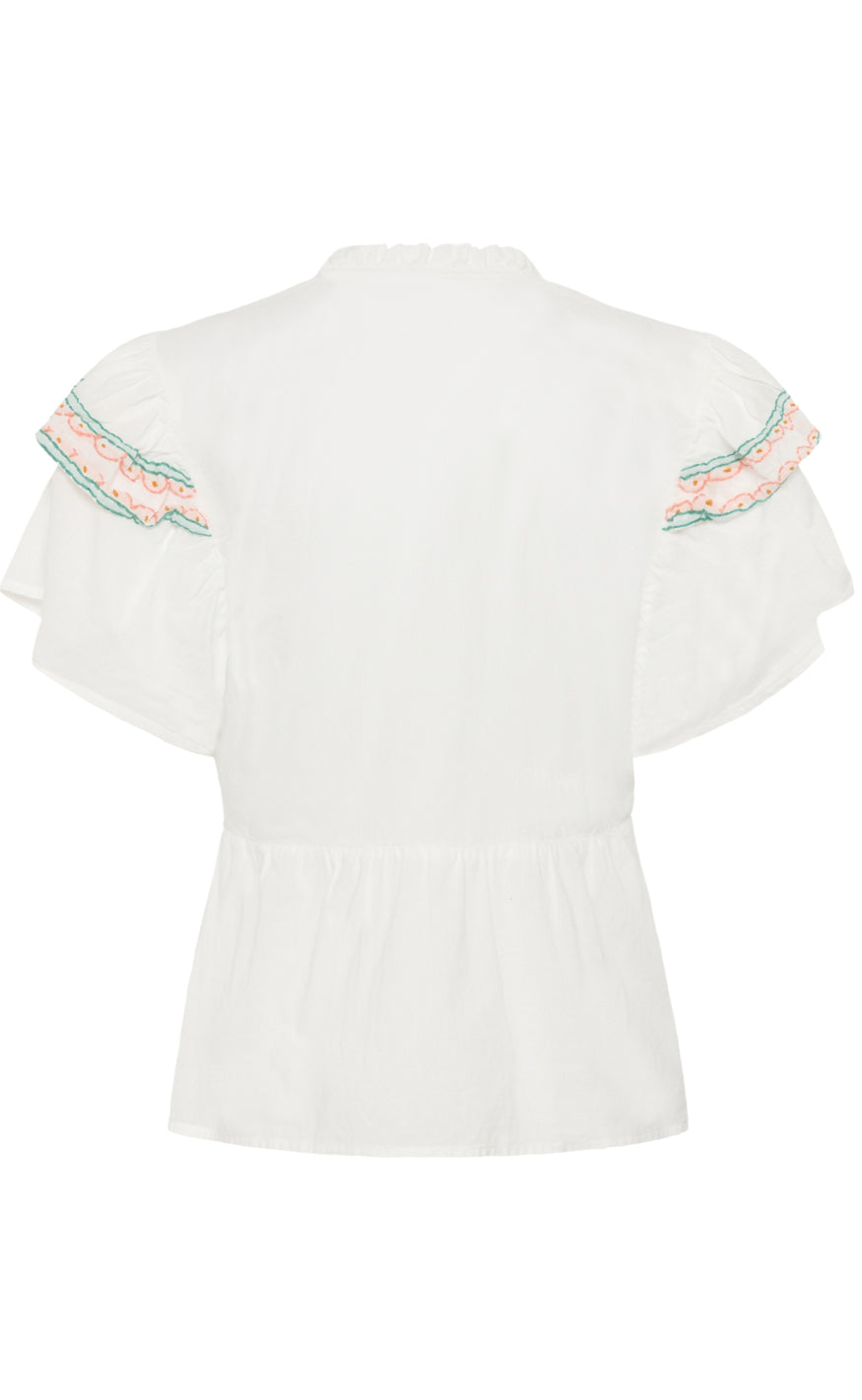 Culture bluse - Lucina - Spring Gardenia