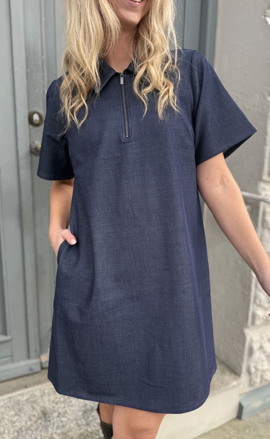 Cuture Kjole - Cybilla Cattia - Blue Denim