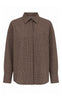 Say INA Copenhagen Skjorte - Vega - Dark Brown Check